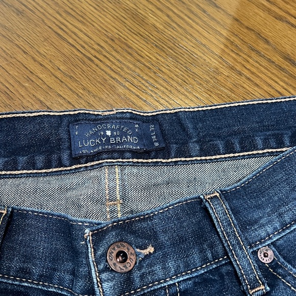 Lucky Brand Men's Dark Blue Original Straight Jeans - Picture 3 of 5